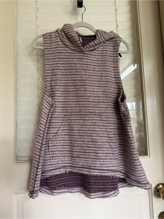 Free People Tops - Free People Hooded Sleeveless Pullover XS